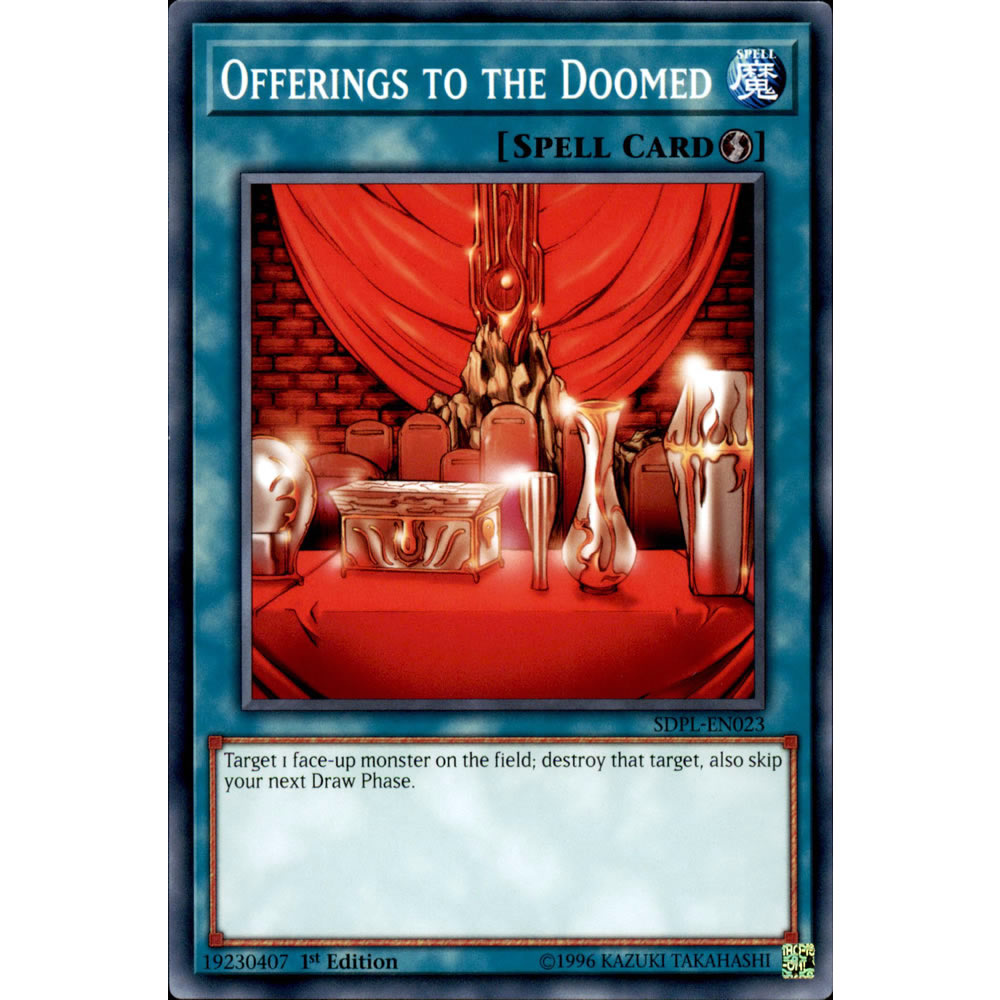 Offerings to the Doomed SDPL-EN023 Yu-Gi-Oh! Card from the Powercode Link Set