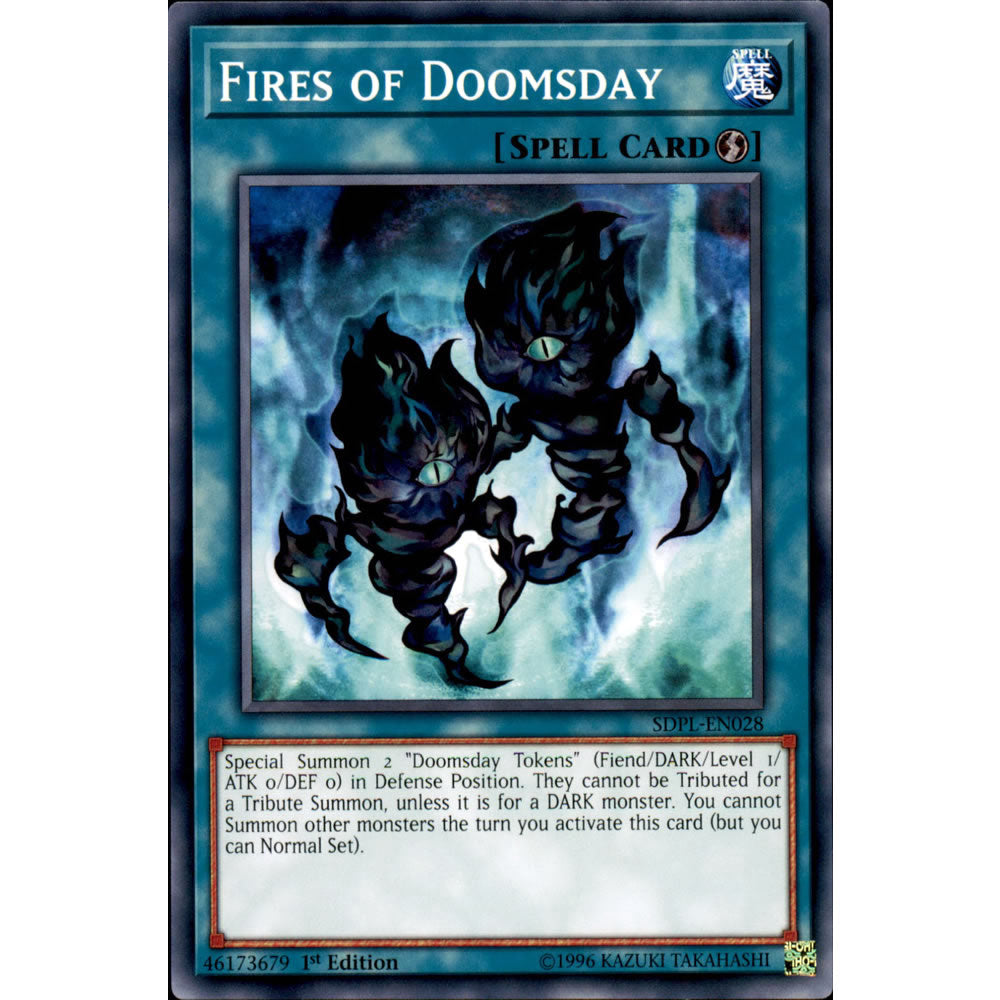 Fires of Doomsday SDPL-EN028 Yu-Gi-Oh! Card from the Powercode Link Set