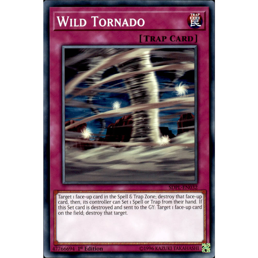 Wild Tornado SDPL-EN032 Yu-Gi-Oh! Card from the Powercode Link Set