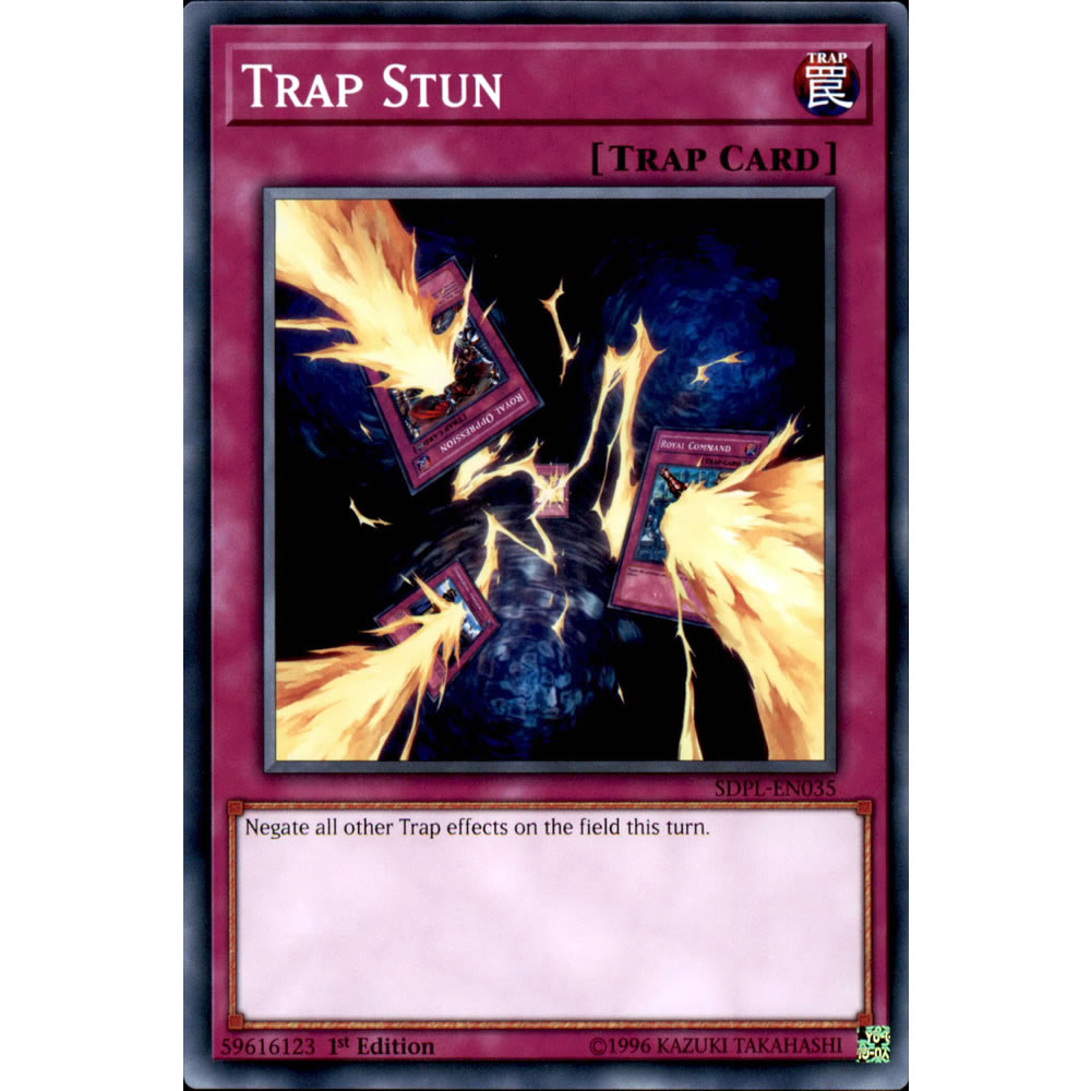 Trap Stun SDPL-EN035 Yu-Gi-Oh! Card from the Powercode Link Set