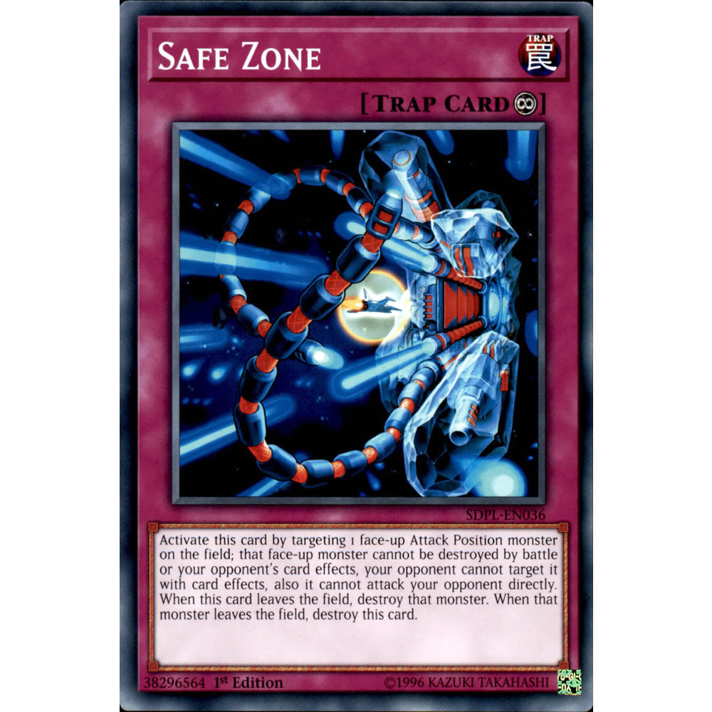 Safe Zone SDPL-EN036 Yu-Gi-Oh! Card from the Powercode Link Set