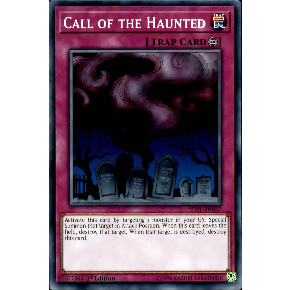 Call of the Haunted SDPL-EN037 Yu-Gi-Oh! Card from the Powercode Link Set