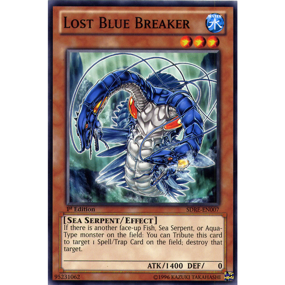 Lost Blue Breaker SDRE-EN007 Yu-Gi-Oh! Card from the Realm of the Sea Emperor Set