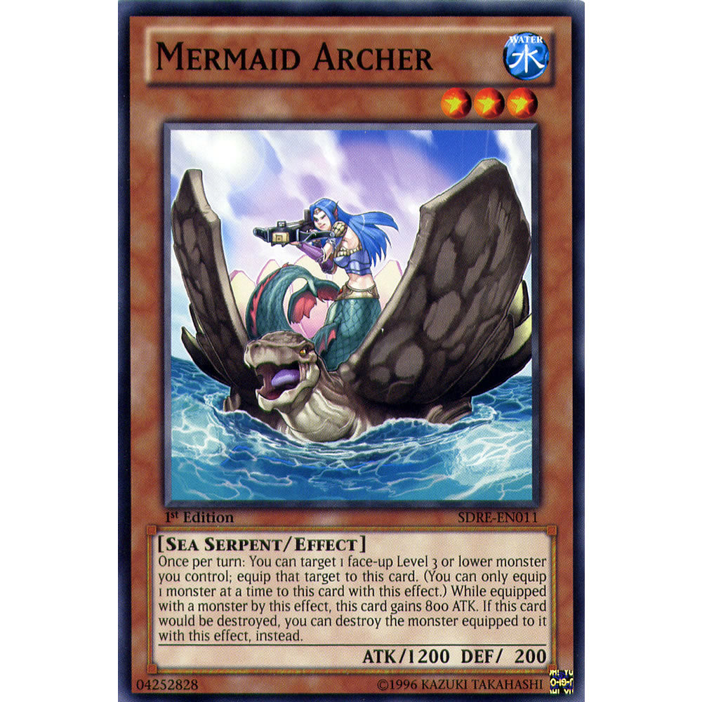 Mermaid Archer SDRE-EN011 Yu-Gi-Oh! Card from the Realm of the Sea Emperor Set