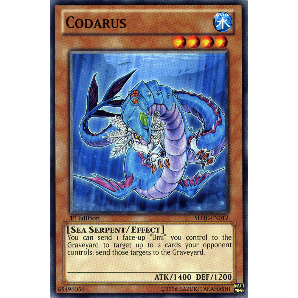Codarus SDRE-EN012 Yu-Gi-Oh! Card from the Realm of the Sea Emperor Set