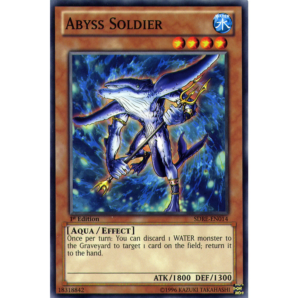 Abyss Soldier SDRE-EN014 Yu-Gi-Oh! Card from the Realm of the Sea Emperor Set