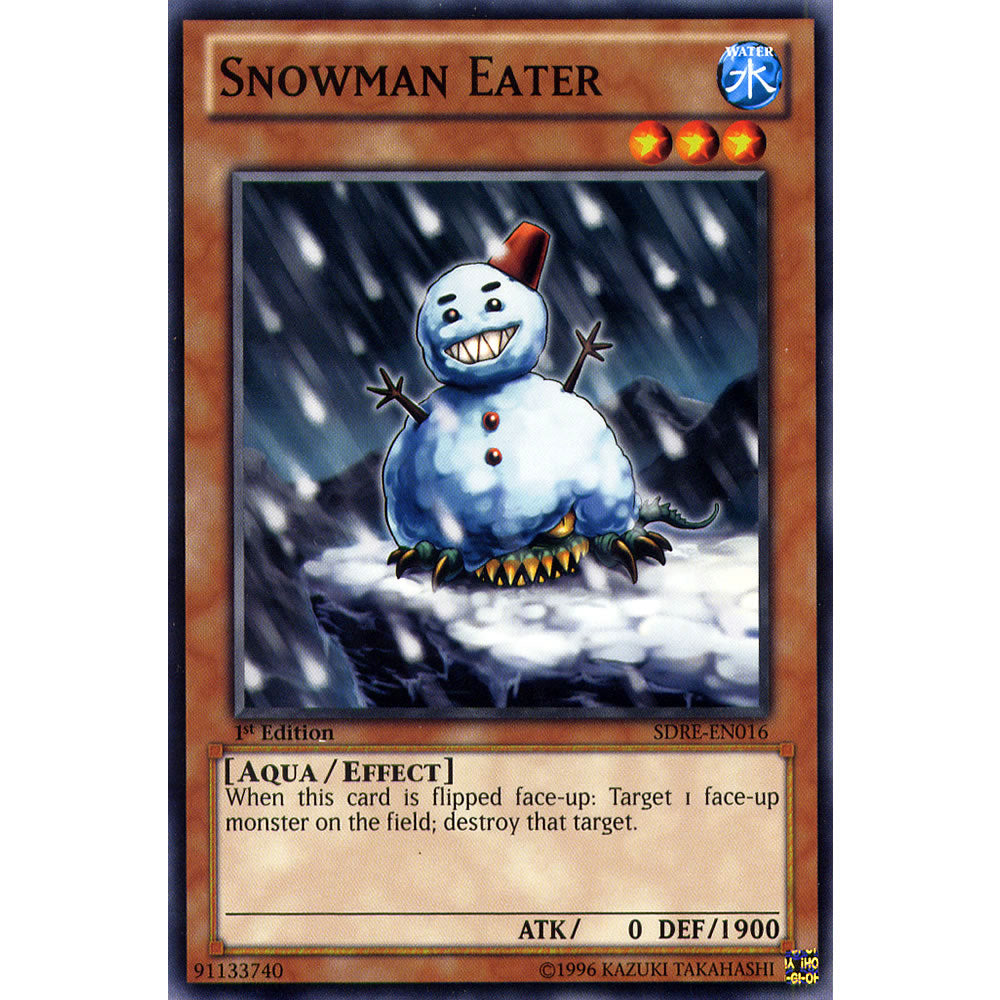 Snowman Eater SDRE-EN016 Yu-Gi-Oh! Card from the Realm of the Sea Emperor Set