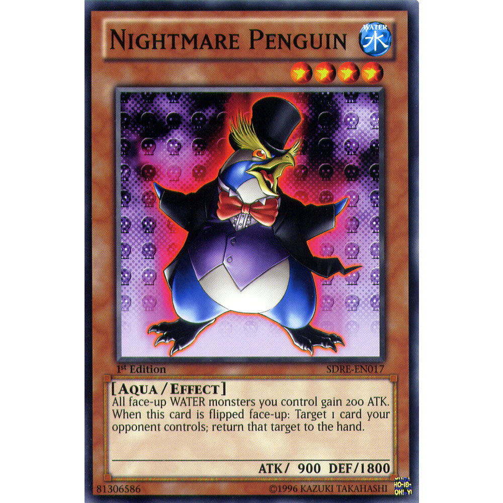 Nightmare Penguin SDRE-EN017 Yu-Gi-Oh! Card from the Realm of the Sea Emperor Set