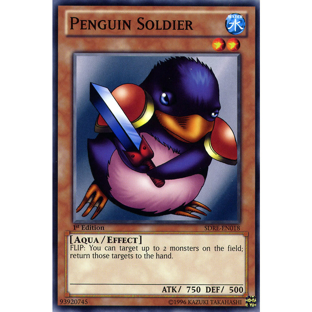 Penguin Soldier SDRE-EN018 Yu-Gi-Oh! Card from the Realm of the Sea Emperor Set