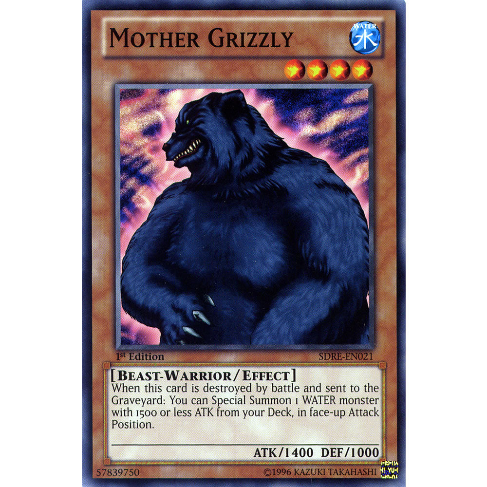 Mother Grizzly SDRE-EN021 Yu-Gi-Oh! Card from the Realm of the Sea Emperor Set