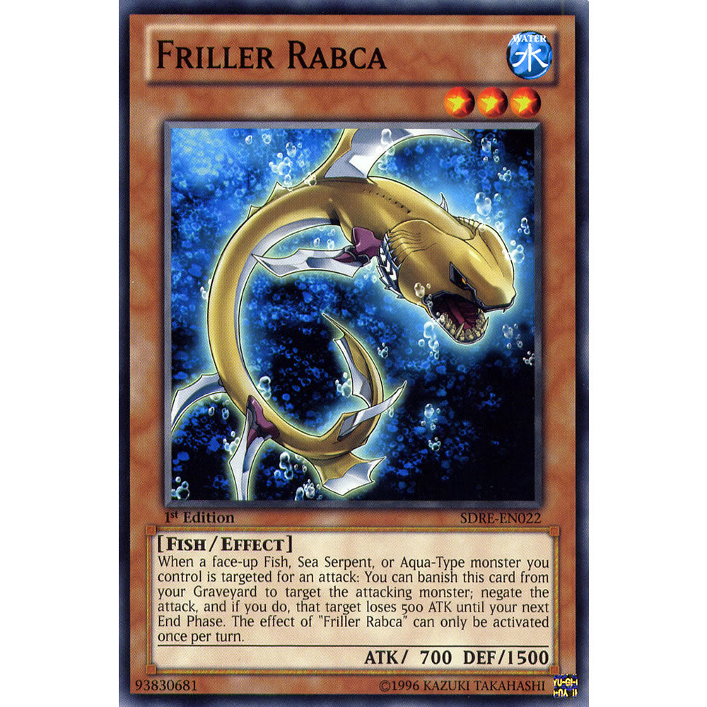 Friller Rabca SDRE-EN022 Yu-Gi-Oh! Card from the Realm of the Sea Emperor Set