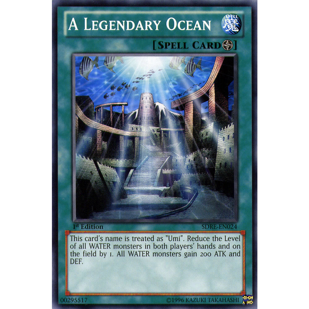 A Legendary Ocean SDRE-EN024 Yu-Gi-Oh! Card from the Realm of the Sea Emperor Set
