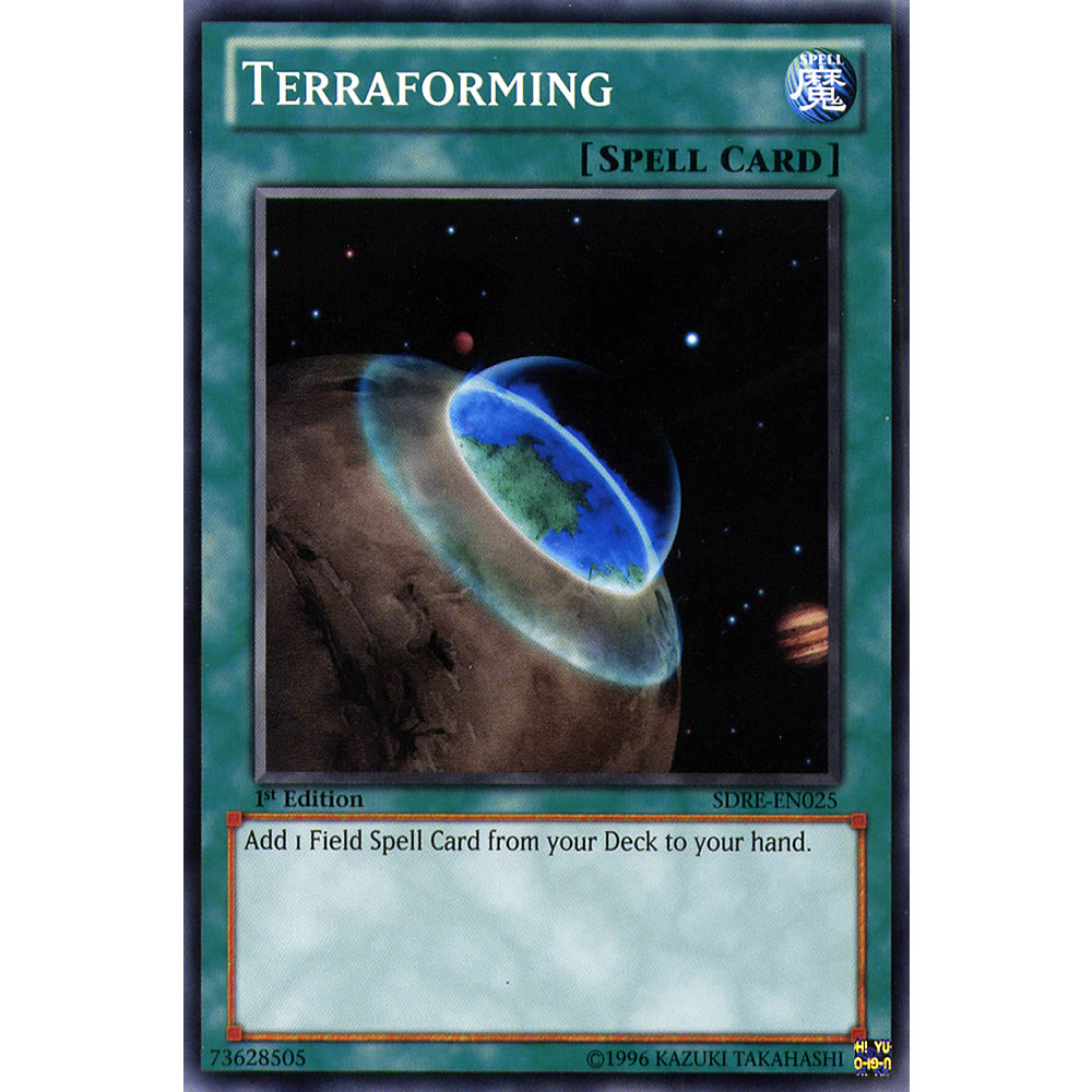 Terraforming SDRE-EN025 Yu-Gi-Oh! Card from the Realm of the Sea Emperor Set
