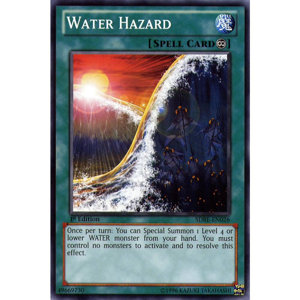 Water Hazard SDRE-EN026 Yu-Gi-Oh! Card from the Realm of the Sea Emperor Set