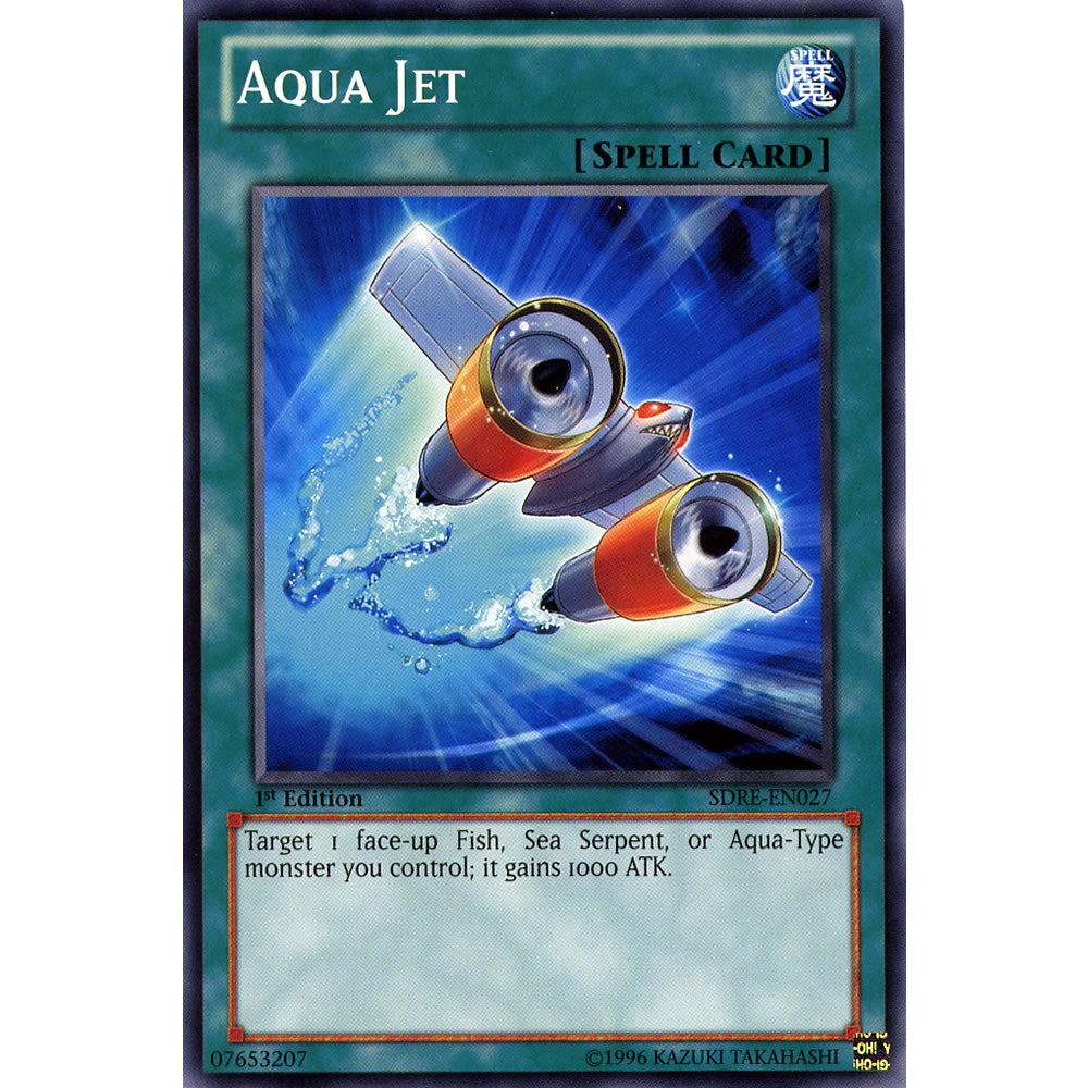 Aqua Jet SDRE-EN027 Yu-Gi-Oh! Card from the Realm of the Sea Emperor Set