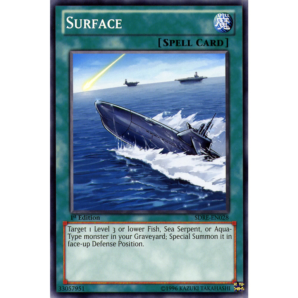 Surface SDRE-EN028 Yu-Gi-Oh! Card from the Realm of the Sea Emperor Set