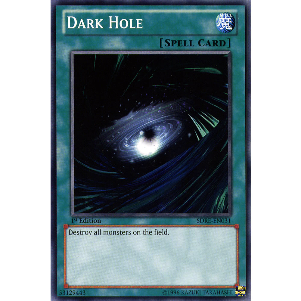 Dark Hole SDRE-EN031 Yu-Gi-Oh! Card from the Realm of the Sea Emperor Set