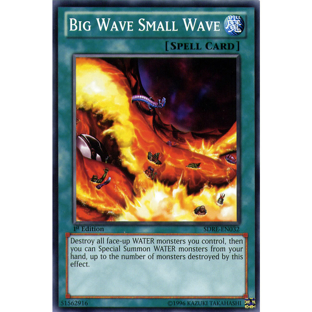 Big Wave Small Wave SDRE-EN032 Yu-Gi-Oh! Card from the Realm of the Sea Emperor Set