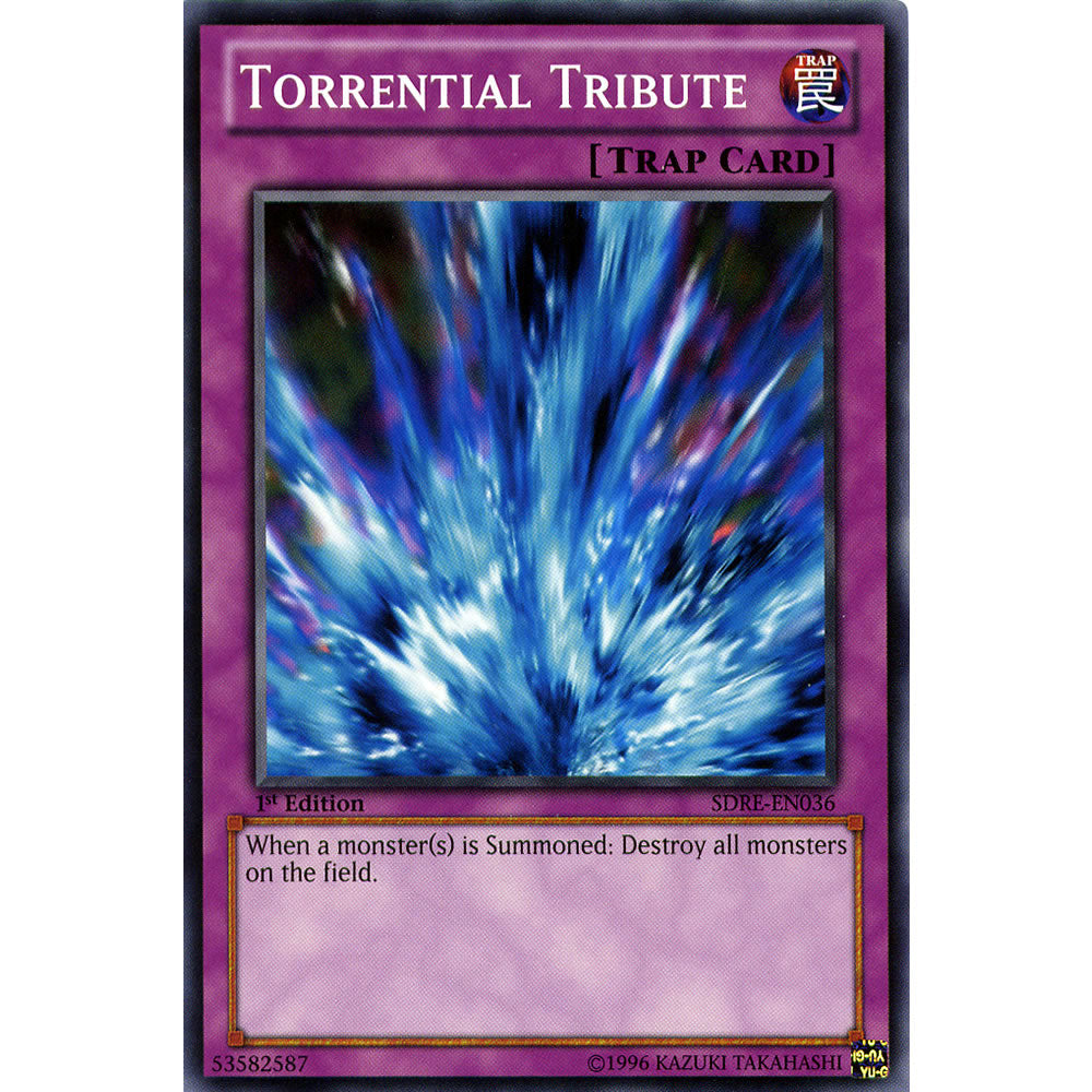 Torrential Tribute SDRE-EN036 Yu-Gi-Oh! Card from the Realm of the Sea Emperor Set