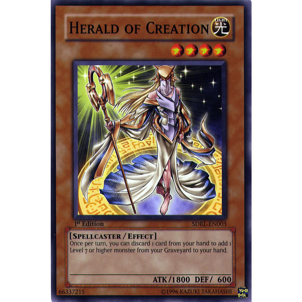 Herald of Creation SDRL-EN003 Yu-Gi-Oh! Card from the Rise of the Dragon Lords Set