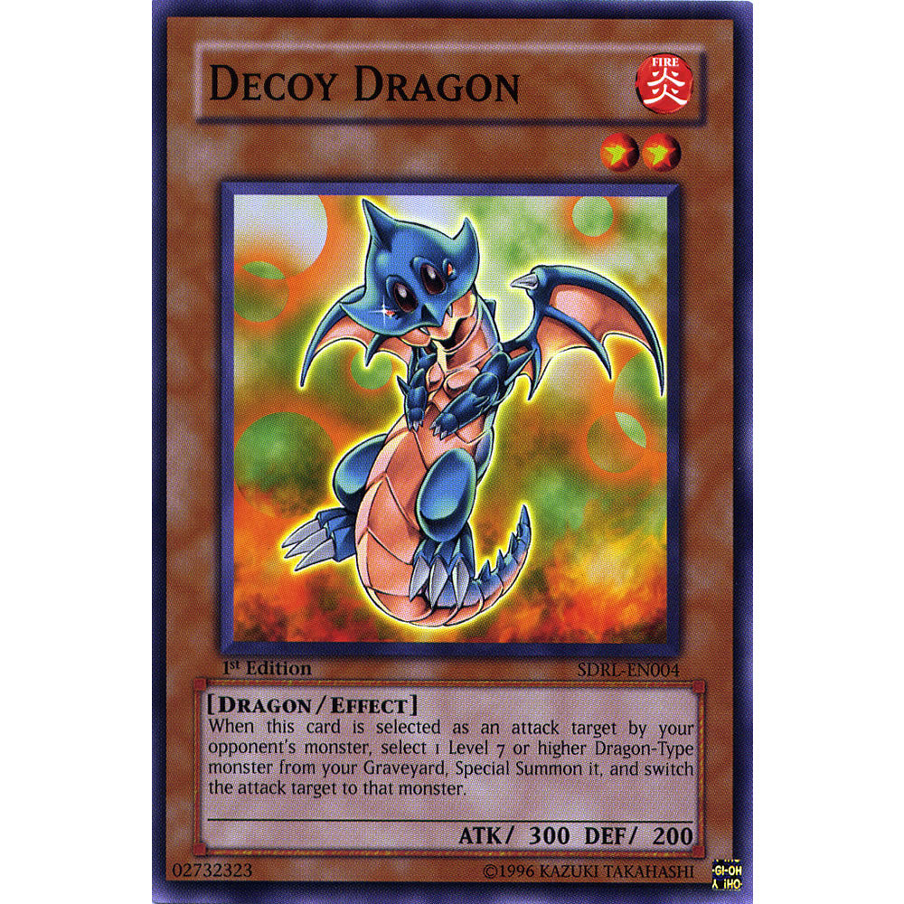 Decoy Dragon SDRL-EN004 Yu-Gi-Oh! Card from the Rise of the Dragon Lords Set