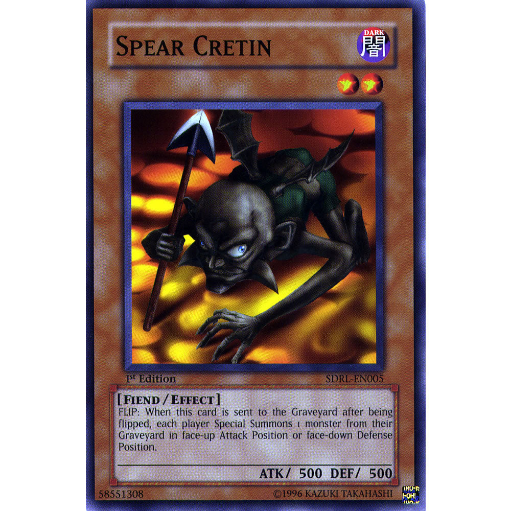 Spear Cretin SDRL-EN005 Yu-Gi-Oh! Card from the Rise of the Dragon Lords Set