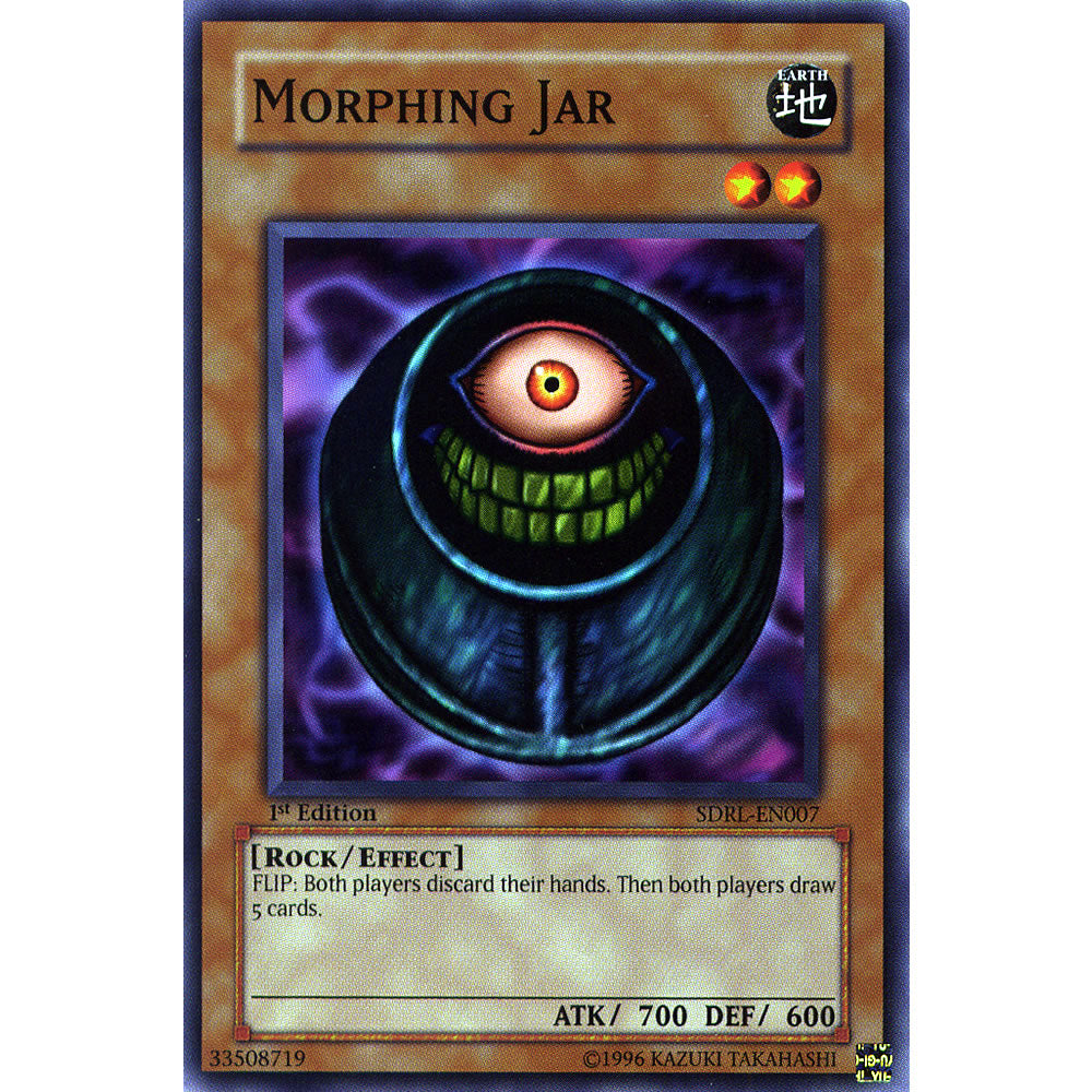 Morphing Jar SDRL-EN007 Yu-Gi-Oh! Card from the Rise of the Dragon Lords Set