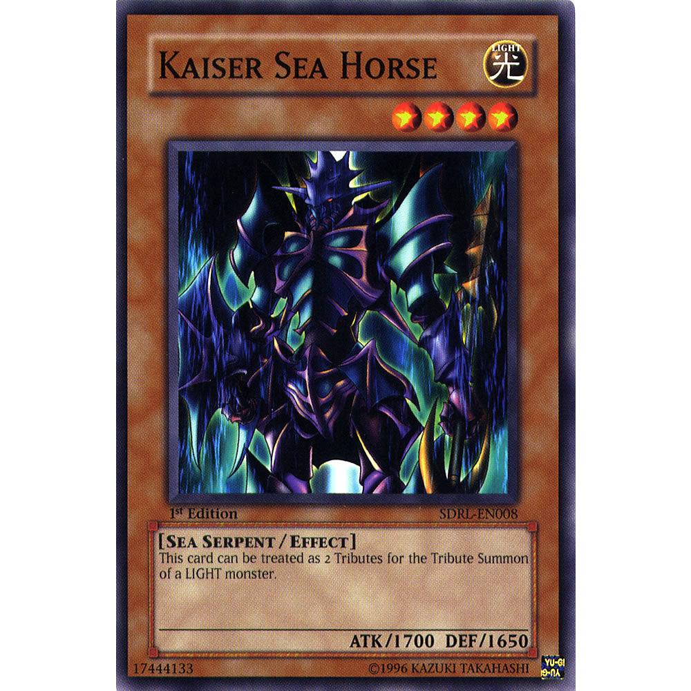 Kaiser Sea Horse SDRL-EN008 Yu-Gi-Oh! Card from the Rise of the Dragon Lords Set