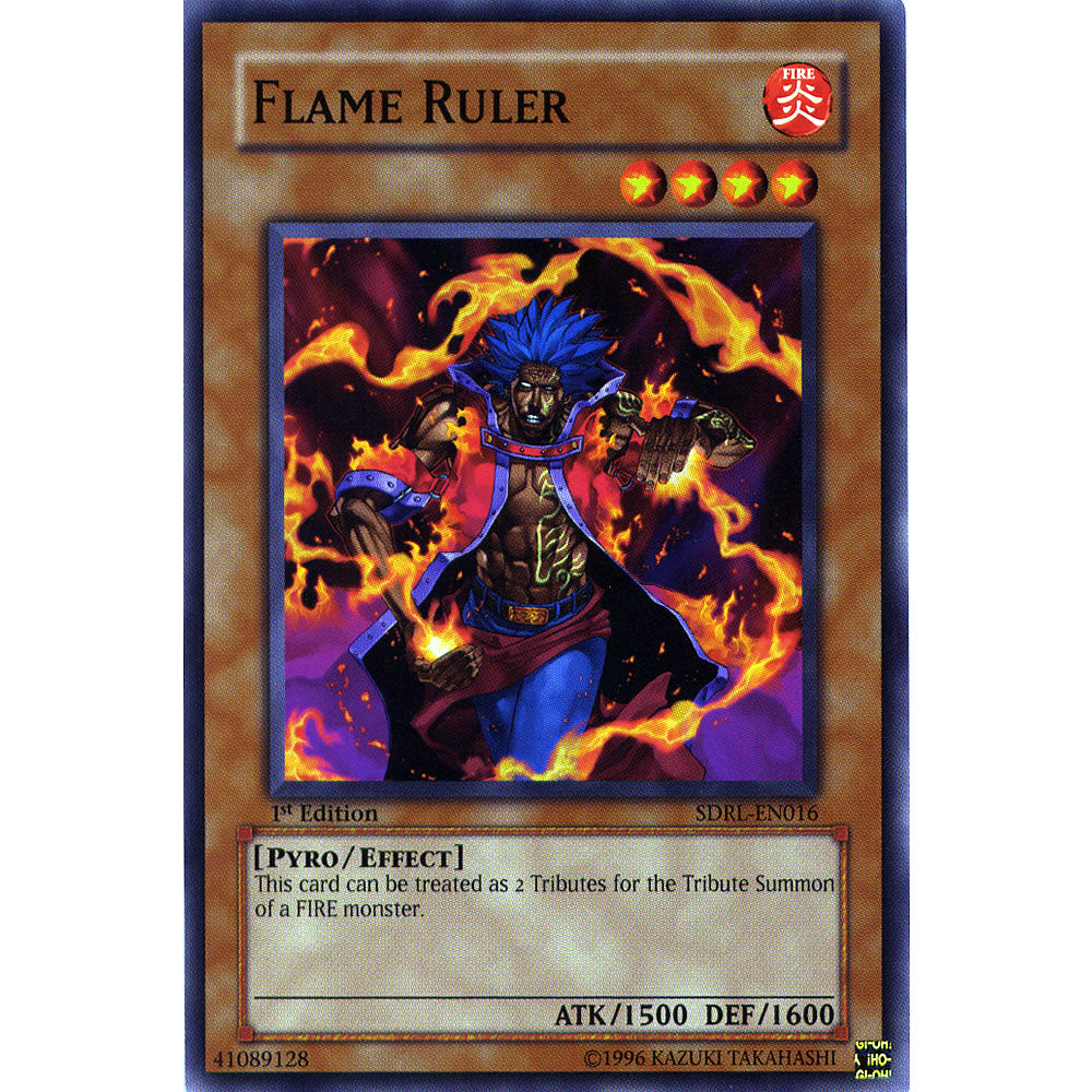 Flame Ruler SDRL-EN016 Yu-Gi-Oh! Card from the Rise of the Dragon Lords Set