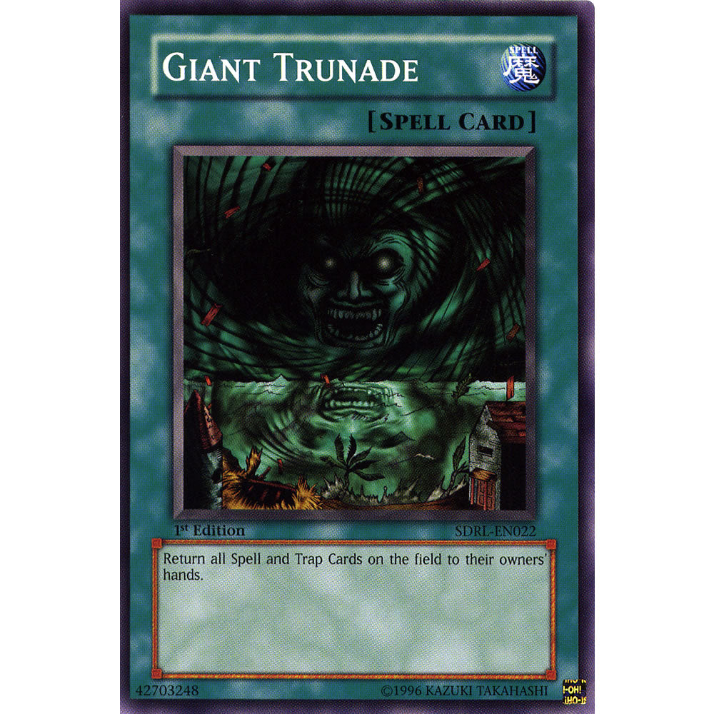 Giant Trunade SDRL-EN022 Yu-Gi-Oh! Card from the Rise of the Dragon Lords Set