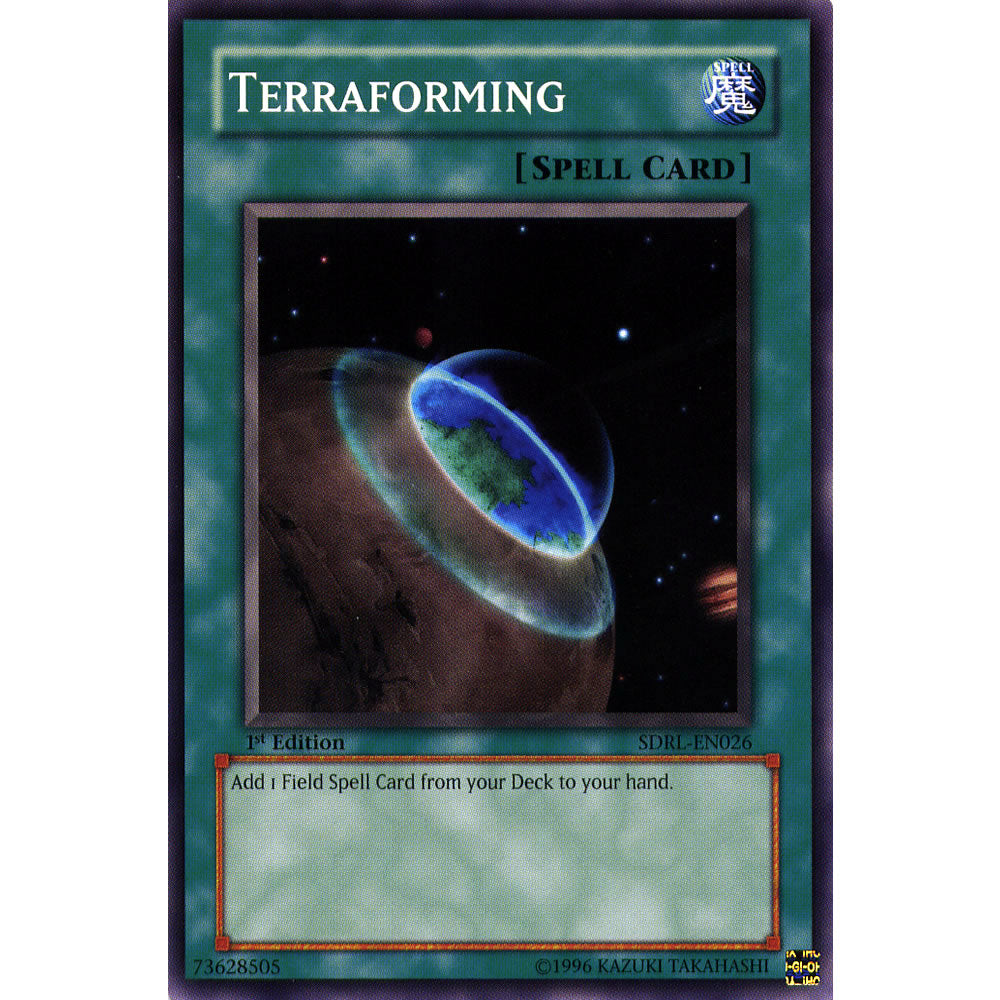 Terraforming SDRL-EN026 Yu-Gi-Oh! Card from the Rise of the Dragon Lords Set