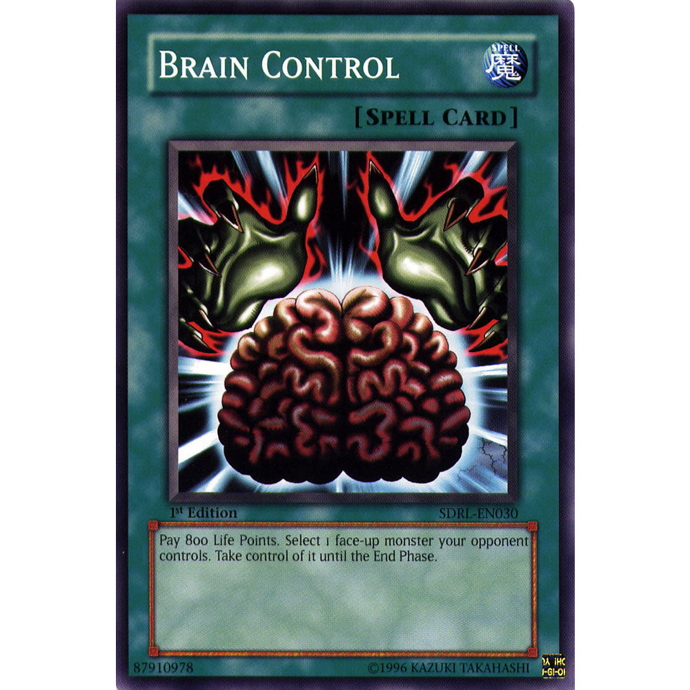 Brain Control SDRL-EN030 Yu-Gi-Oh! Card from the Rise of the Dragon Lords Set