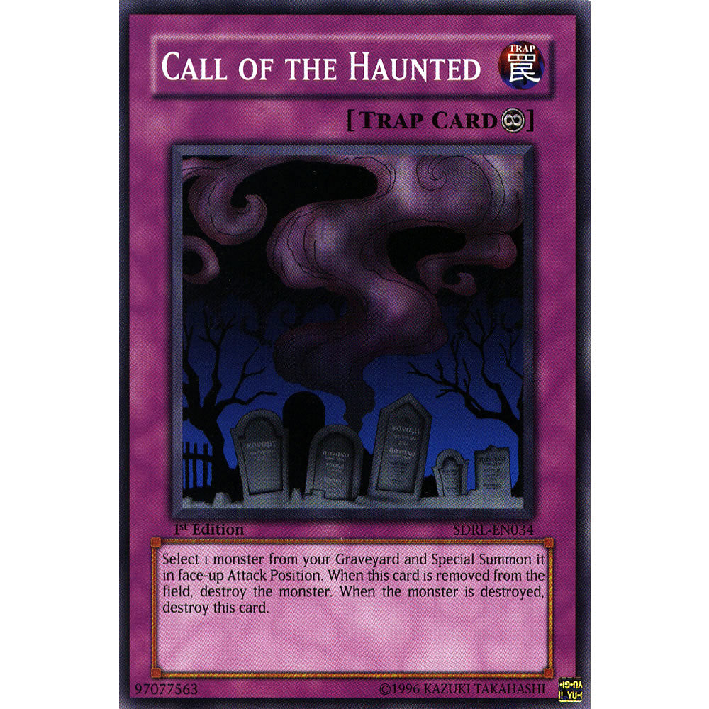Call of the Haunted SDRL-EN034 Yu-Gi-Oh! Card from the Rise of the Dragon Lords Set