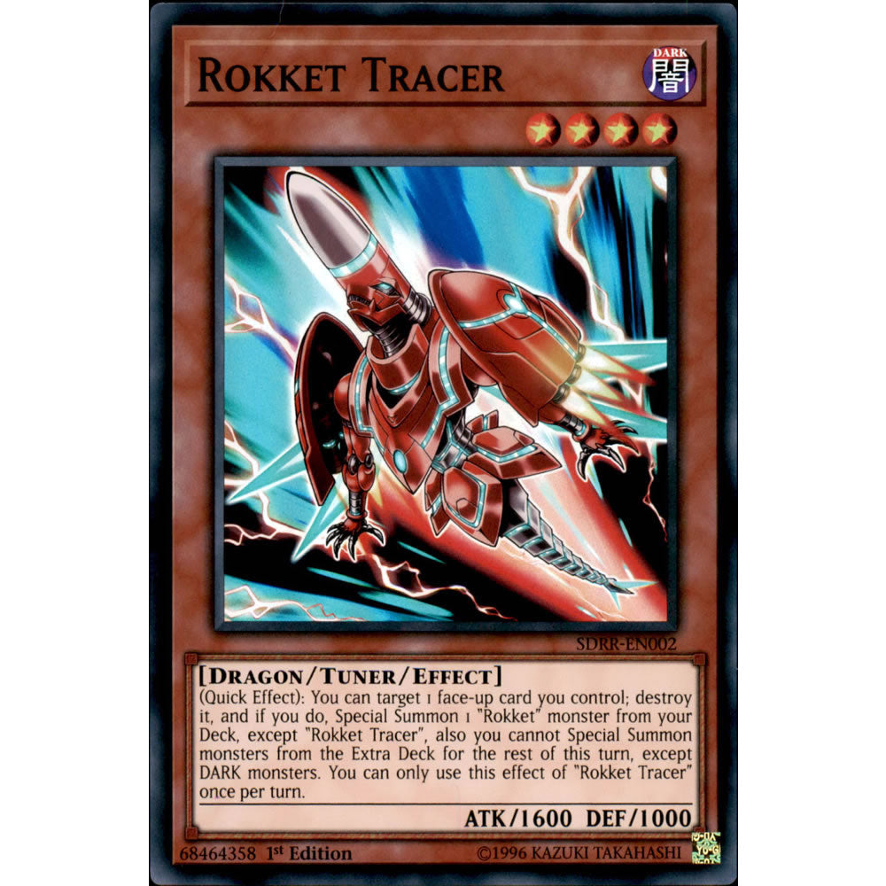 Rokket Tracer SDRR-EN002 Yu-Gi-Oh! Card from the Rokket Revolt Set