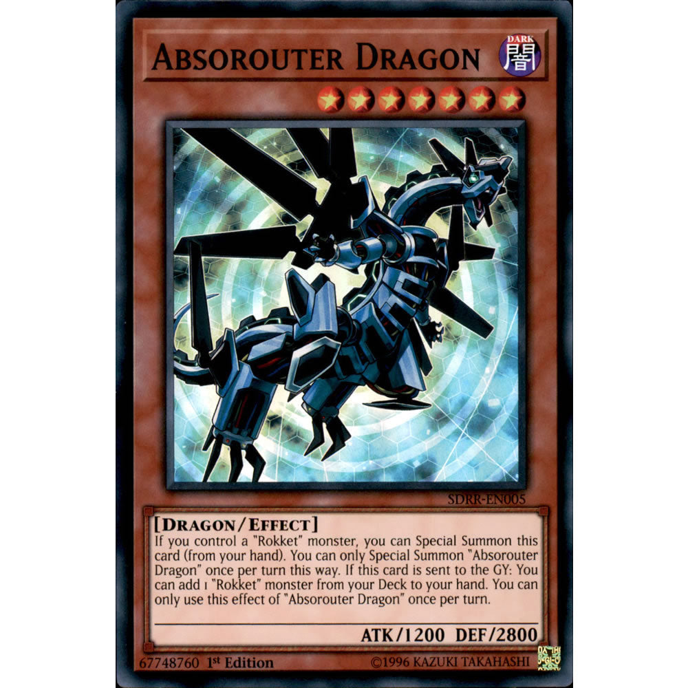 Absorouter Dragon SDRR-EN005 Yu-Gi-Oh! Card from the Rokket Revolt Set