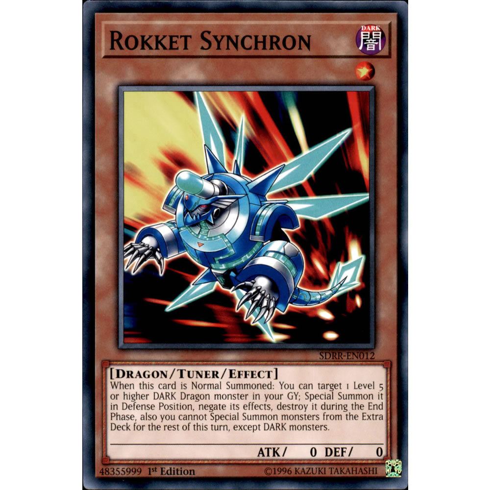 Rokket Synchron SDRR-EN012 Yu-Gi-Oh! Card from the Rokket Revolt Set