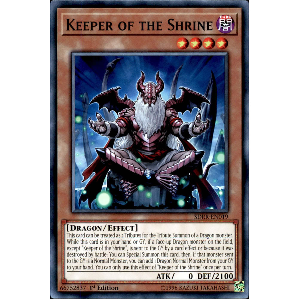 Keeper of the Shrine SDRR-EN019 Yu-Gi-Oh! Card from the Rokket Revolt Set