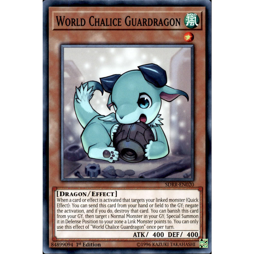 World Chalice Guardragon SDRR-EN020 Yu-Gi-Oh! Card from the Rokket Revolt Set