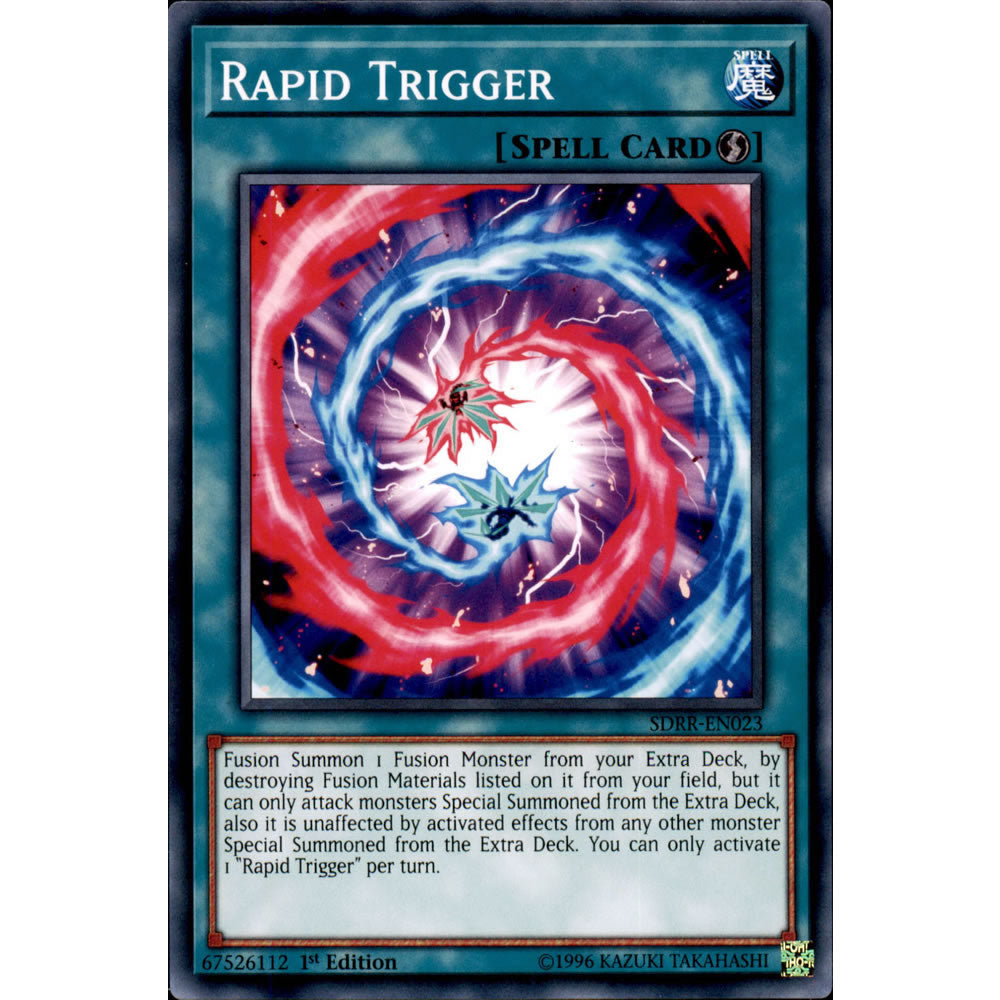 Rapid Trigger SDRR-EN023 Yu-Gi-Oh! Card from the Rokket Revolt Set
