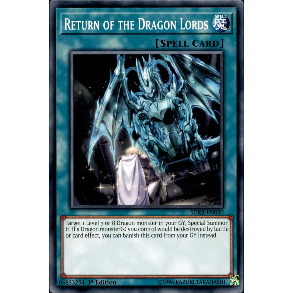 Return of the Dragon Lords SDRR-EN030 Yu-Gi-Oh! Card from the Rokket Revolt Set