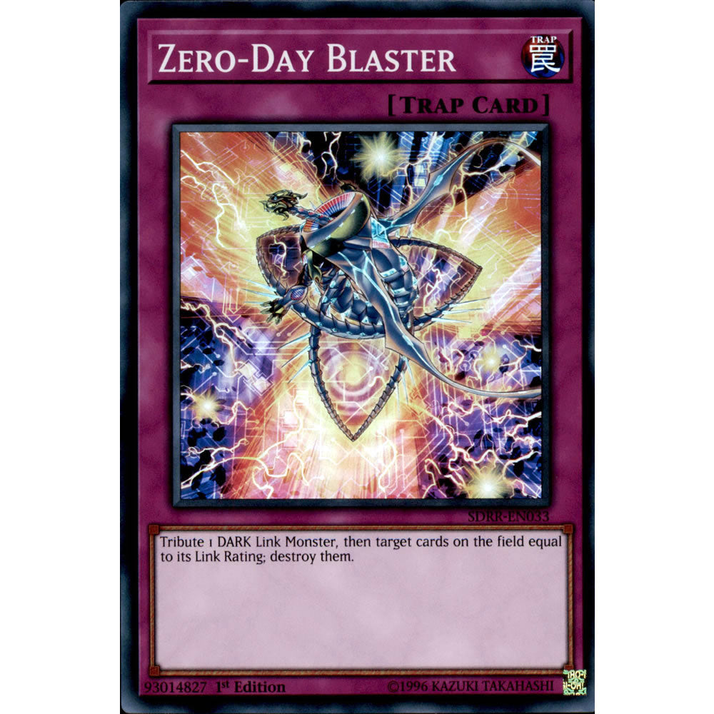 Zero-Day Blaster SDRR-EN033 Yu-Gi-Oh! Card from the Rokket Revolt Set