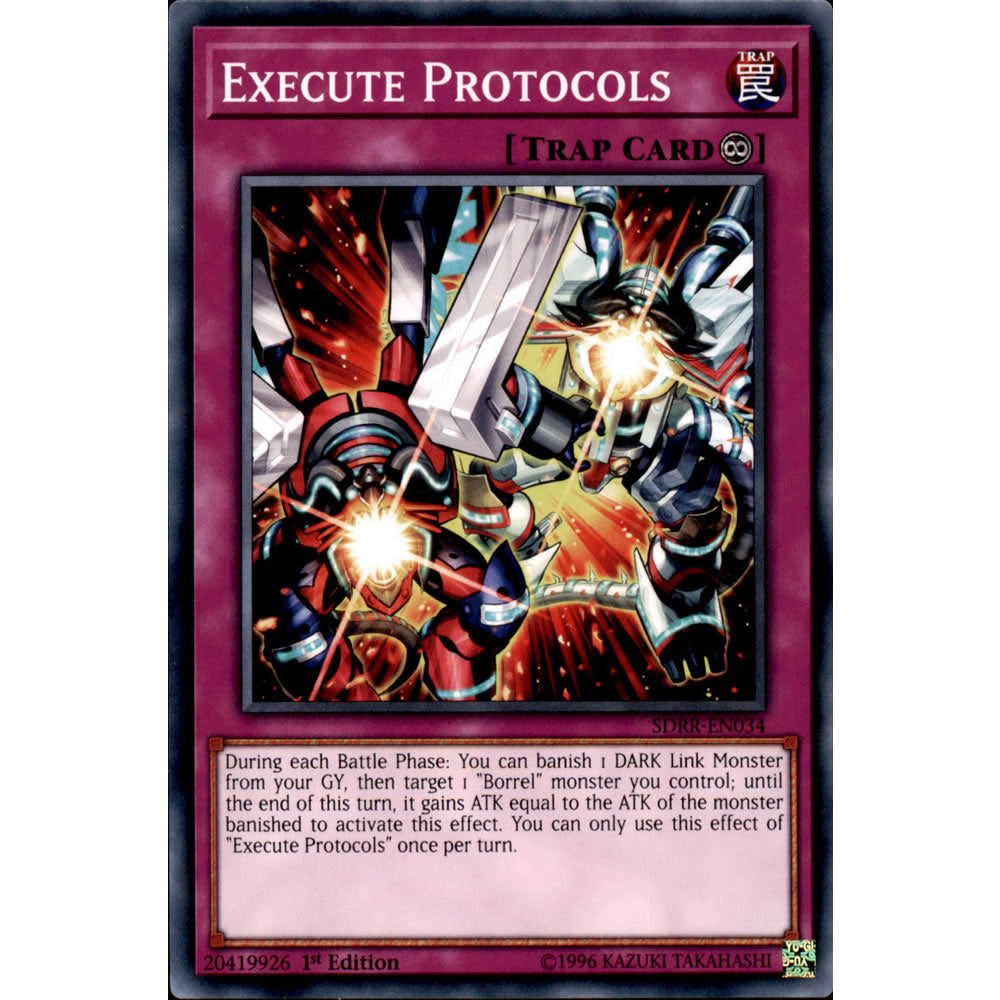 Execute Protocols SDRR-EN034 Yu-Gi-Oh! Card from the Rokket Revolt Set