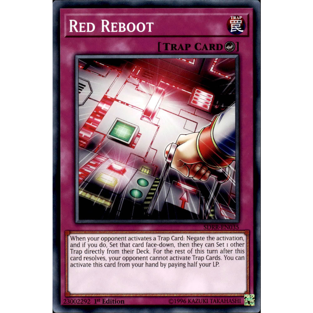 Red Reboot SDRR-EN035 Yu-Gi-Oh! Card from the Rokket Revolt Set