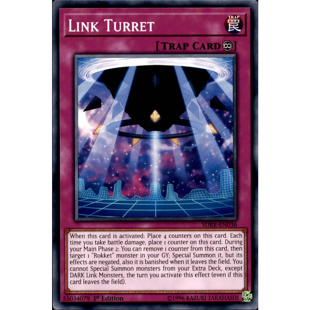 Link Turret SDRR-EN036 Yu-Gi-Oh! Card from the Rokket Revolt Set