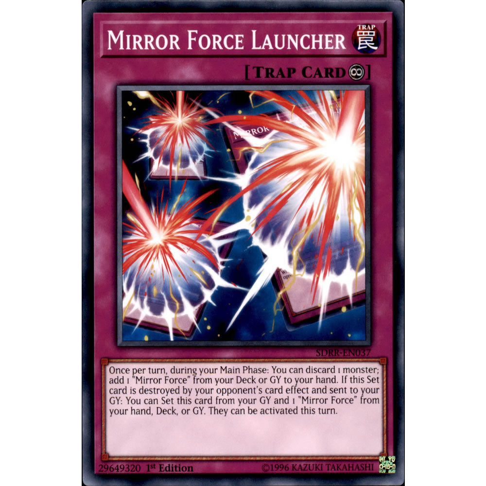 Mirror Force Launcher SDRR-EN037 Yu-Gi-Oh! Card from the Rokket Revolt Set