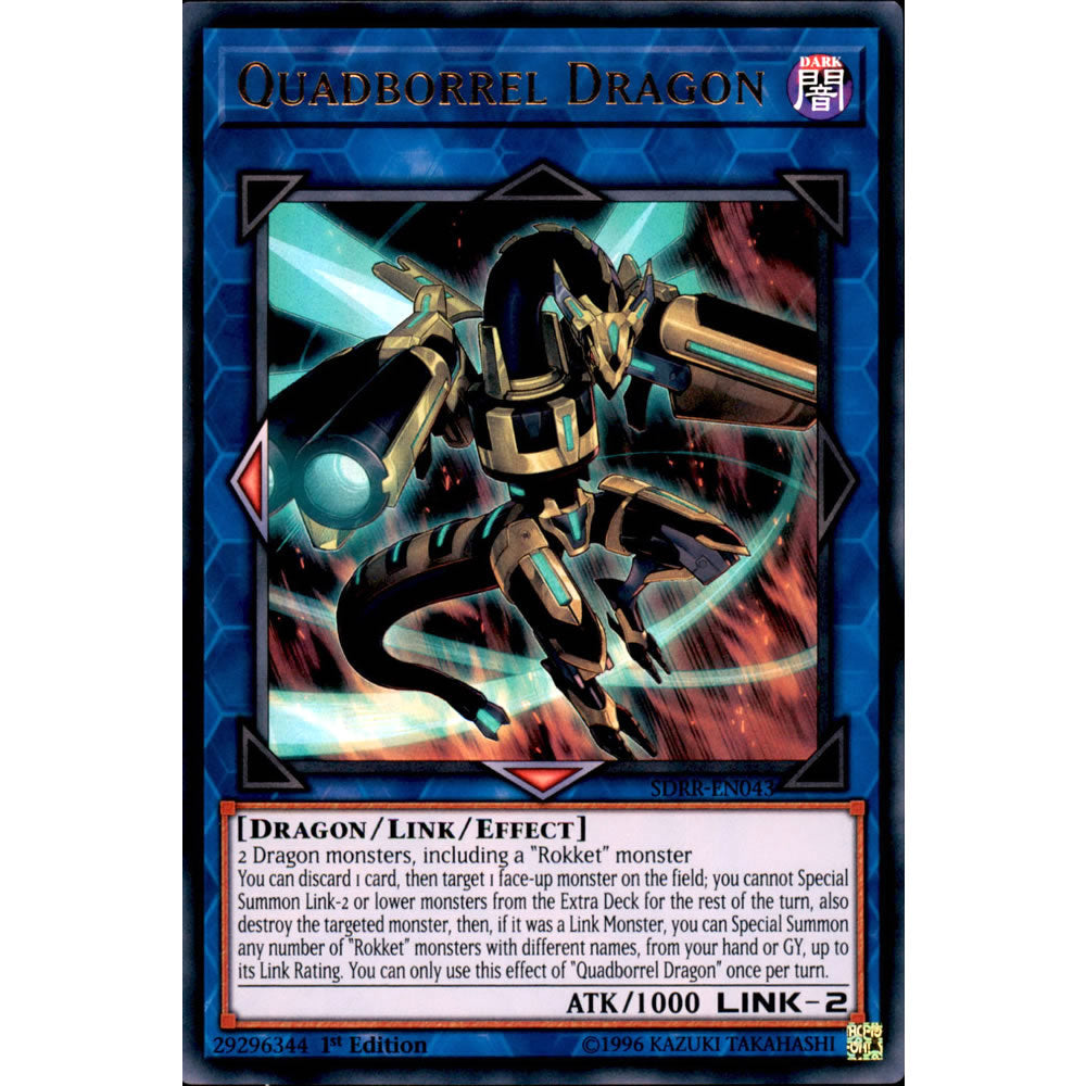 Quadborrel Dragon SDRR-EN043 Yu-Gi-Oh! Card from the Rokket Revolt Set