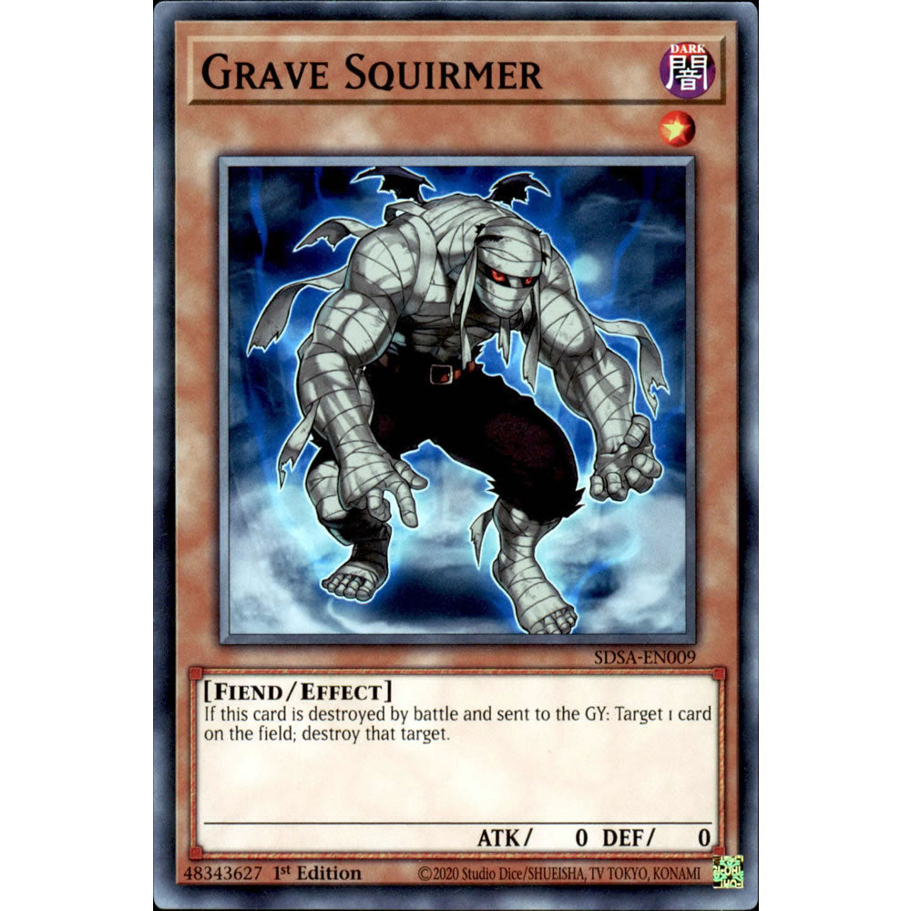 Grave Squirmer SDSA-EN009 Yu-Gi-Oh! Card from the Sacred Beasts Set
