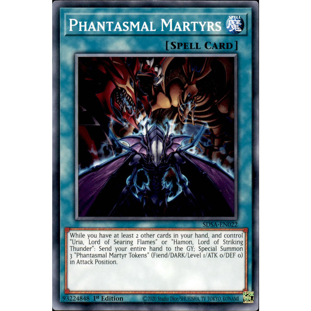 Phantasmal Martyrs SDSA-EN022 Yu-Gi-Oh! Card from the Sacred Beasts Set