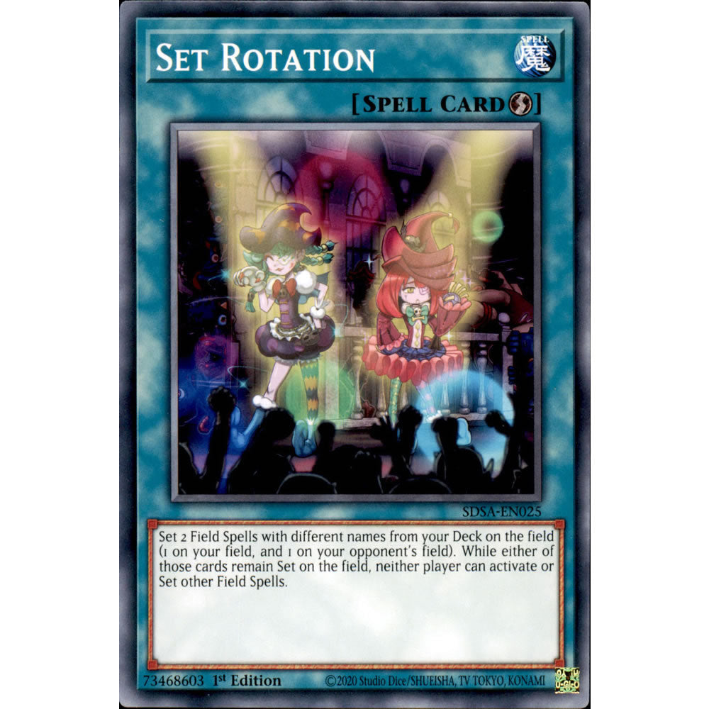 Set Rotation SDSA-EN025 Yu-Gi-Oh! Card from the Sacred Beasts Set