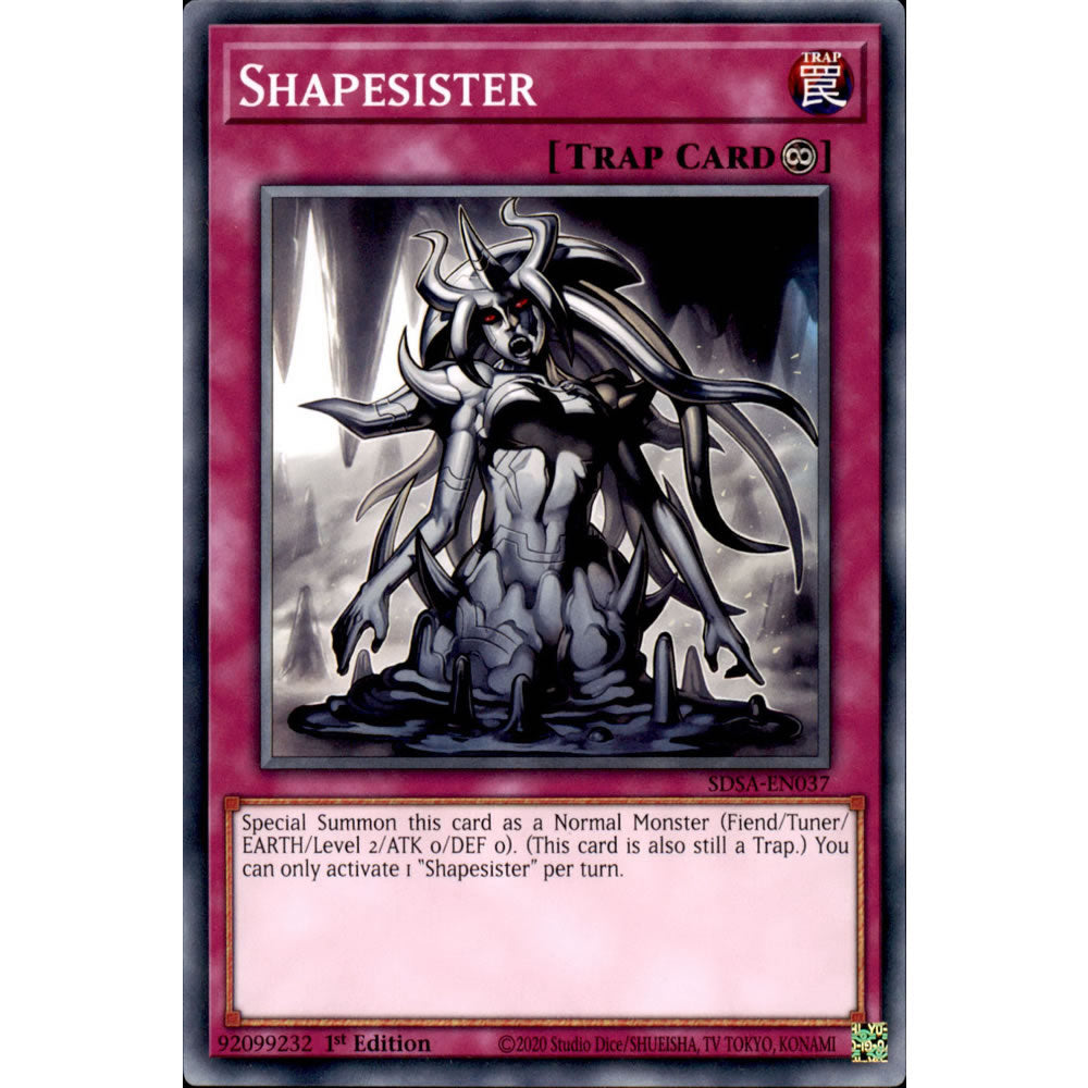Shapesister SDSA-EN037 Yu-Gi-Oh! Card from the Sacred Beasts Set